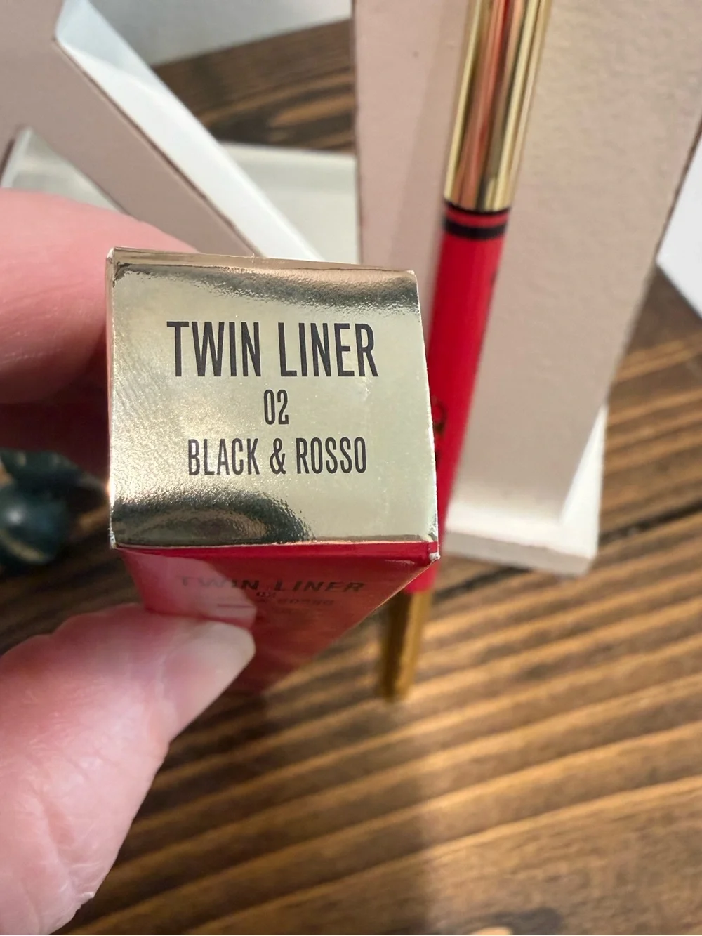 Valentino Twin Liner Black & Rosso Dual-Ended Eyeliner
